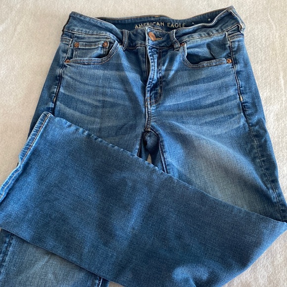 Jean Skinny Super Stretch American Eagle Outfitters - Taille 2 - Entrejambe 26" - Bleu
